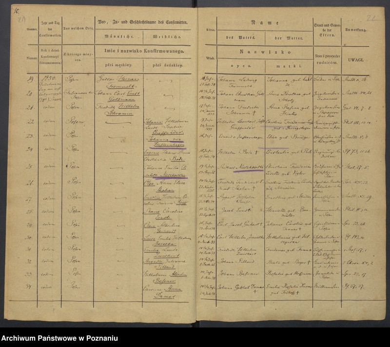 Obraz 14 z jednostki "Konfirmatenregister"