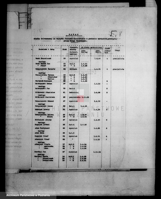Obraz 12 z jednostki "Jeziorki-Kosztowskie odprawy z art.. 44 ustawy o wykonaniu reformy rolnej"