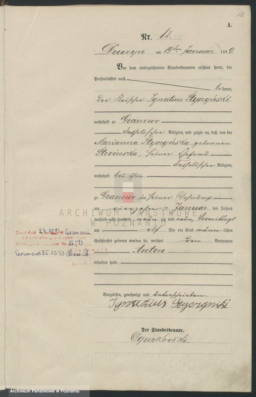 image.from.unit.number "Księga aktów urodzenia"