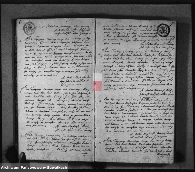 image.from.unit.number "Akta Zeyścia Gminy Jeleniewskiey Roku 1808"