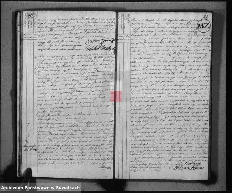 image.from.unit.number "Akta stanu cywilnego zaślubionych w gminie seyneńskiey od 1-go maja 1810 roku"