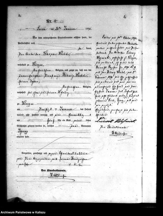 Obraz 6 z jednostki "[Księga urodzeń]"