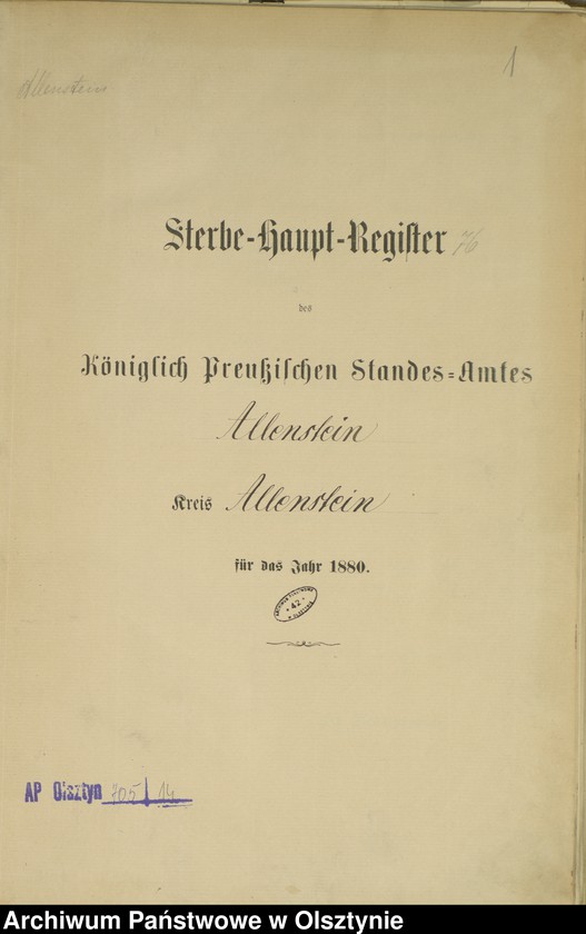 image.from.unit.number "Sterbe-Haupt-Register Nr 1 - 240"