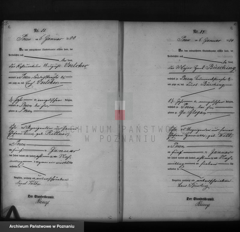 Obraz 13 z jednostki "Księga zgonów t. I"