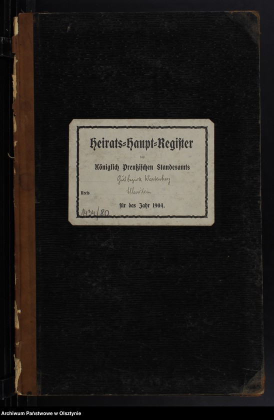image.from.unit.number "Heiraths-Haupt Register /wpisów nie było/"