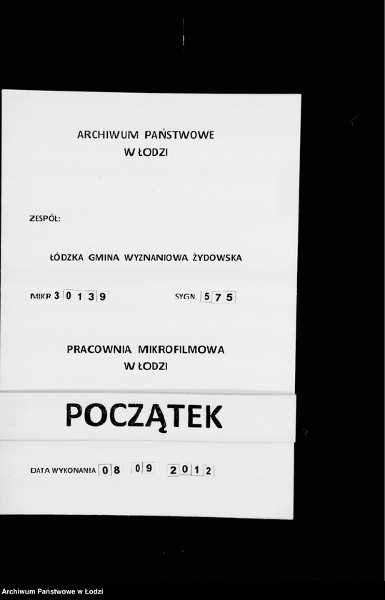 Obraz 1 z jednostki "Rejestr poborczy"