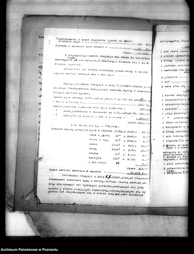 Obraz 14 z jednostki "Operat szacunkowy majątku Topola powiatu wyrzyskiego"