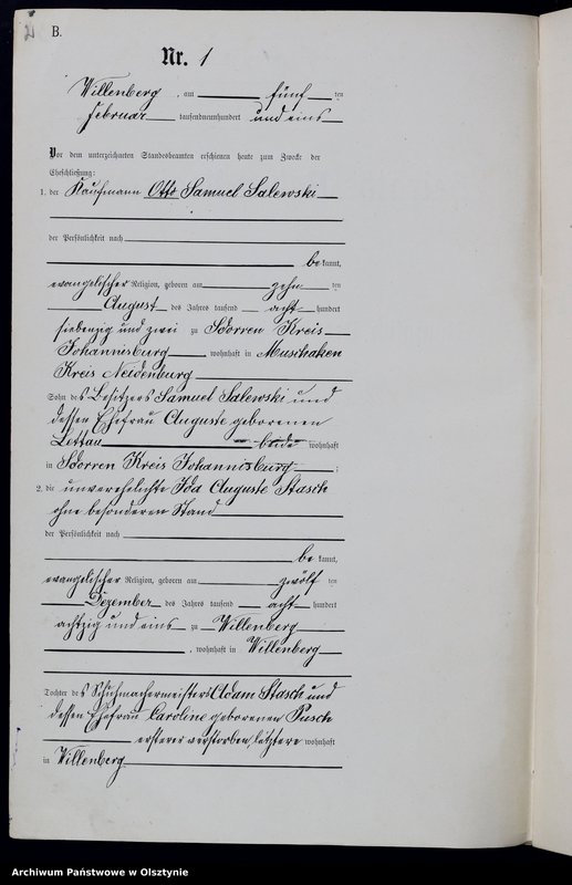image.from.unit.number "Heiraths-Neben-Register Nr 1 - 21"