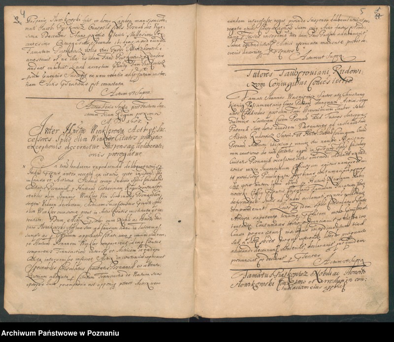 Obraz 6 z jednostki "Protocolon actorum officii consularis Posnaniensis."