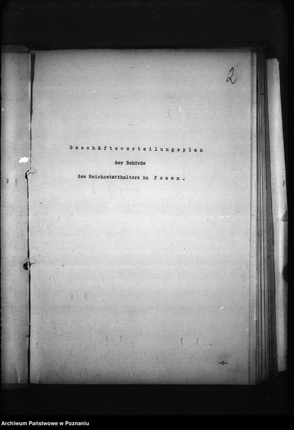Obraz 6 z jednostki "Geschäftsverteilungsplan (urzędu namiestnika)"