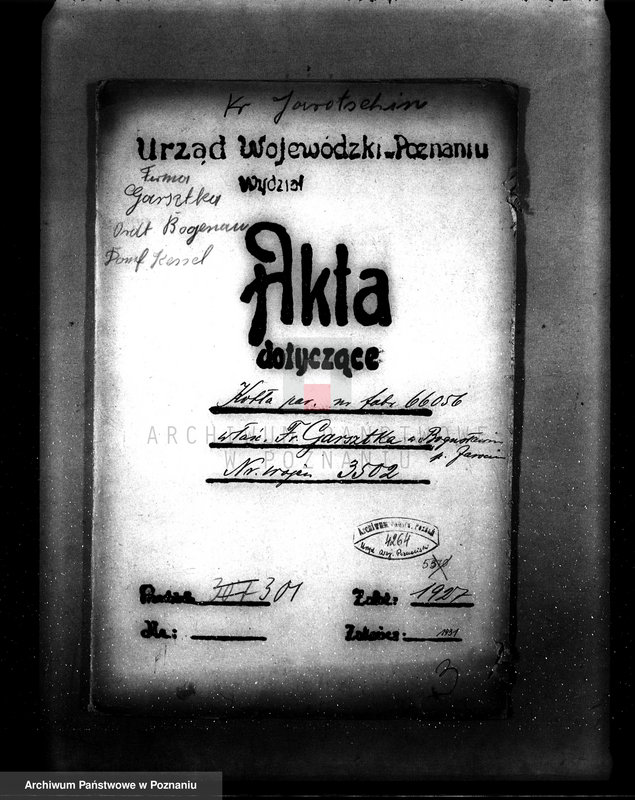 Obraz 4 z jednostki "Tartak w Bogusławiu pow. jarociński własność Fr. Garsztka nr woj. 3502 nr fabr. 66056"