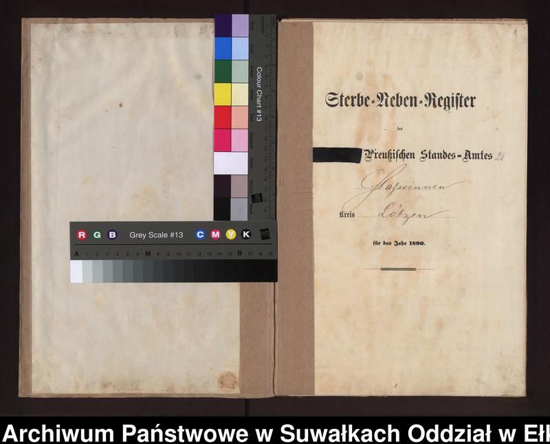 image.from.unit.number "Sterbe-Neben-Register des Preussischen Standes-Amtes Stasswinnen Kreis Loetzen"