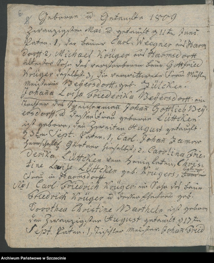 image.from.unit.number "Das Duplicat des Basenthin- und Harmsdorffschen Kirchenbuchs"