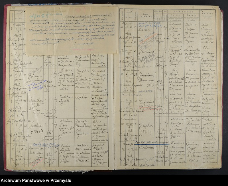 Obraz 7 z jednostki "Księga urodzeń Zasanie"