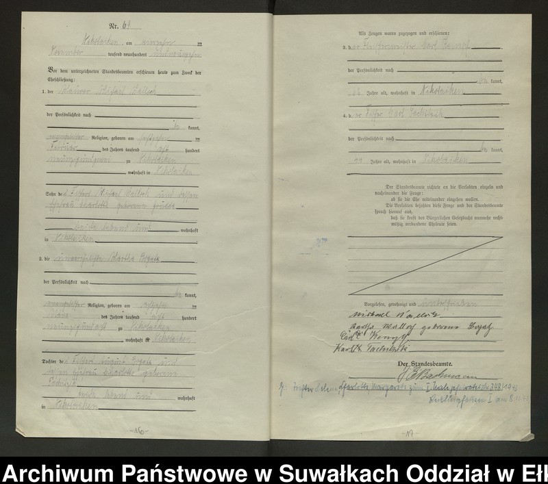 image.from.unit.number "Heirats=Haupt=Register des Königlichen Preussischen Standes-Amtes Nikolaiken Kreis Sensburg"