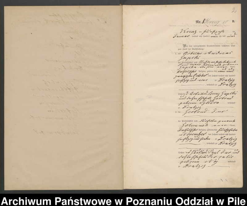 Obraz 4 z jednostki "Księga małżeństw"