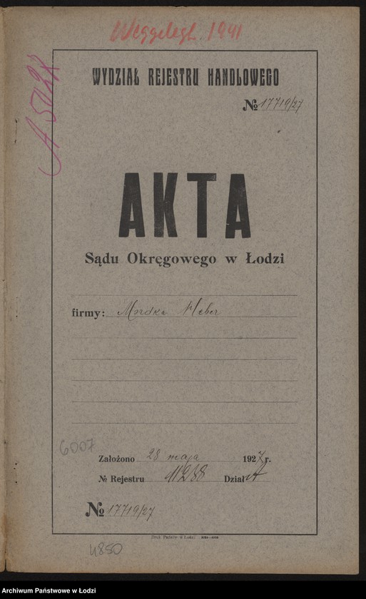 Obraz 2 z jednostki "Mordka Weber- sprzedaż manufaktury"
