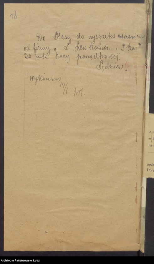 Obraz 20 z jednostki "Szyja Lewkowicz i S-ka – eksploatacja stolarni mechanicznej"