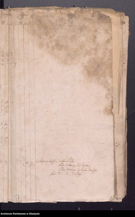 image.from.unit.number "Passenheimsche Stadt Kirchen Rechnung über Einnahme und Ausgabe"