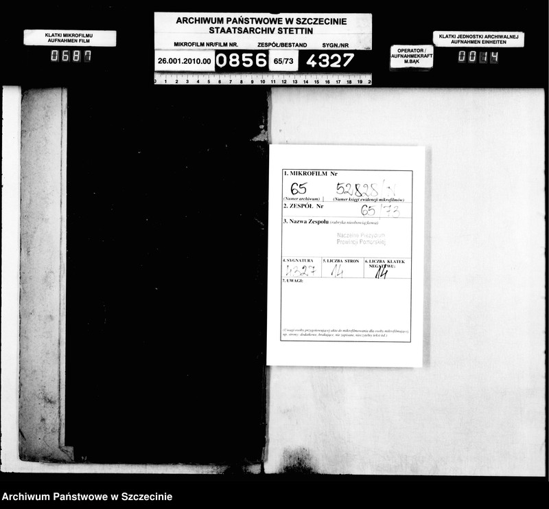 image.from.unit.number "Kontrolle über die Anstellung der Geistlichen in Folge des Gesetzes vom 11. Mai 1873 im Kreise Belgard"