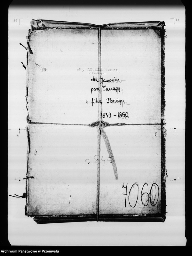 image.from.unit.number "[Kopie ksiąg metrykalnych parafii Tuczapy z filią Zbadyn (dekanat Jaworów)]"