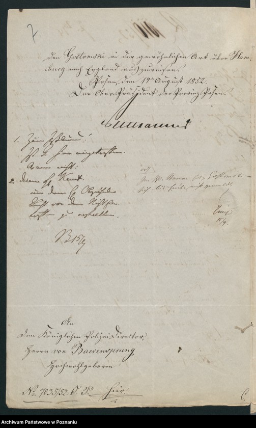 Obraz 10 z jednostki "A. betr. Władysław von Gostomski"