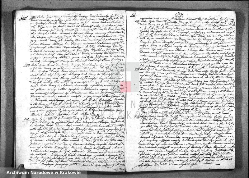image.from.unit.number "AKTA. Urodzin; Uznania, i Przysposobienia Parafii Panny Maryi w Krakowie, sporządzone na Rok 1822. zaczynające się od Dnia Pierwszego Stycznia, a Konczące się w ostatnim Roku tegoz"