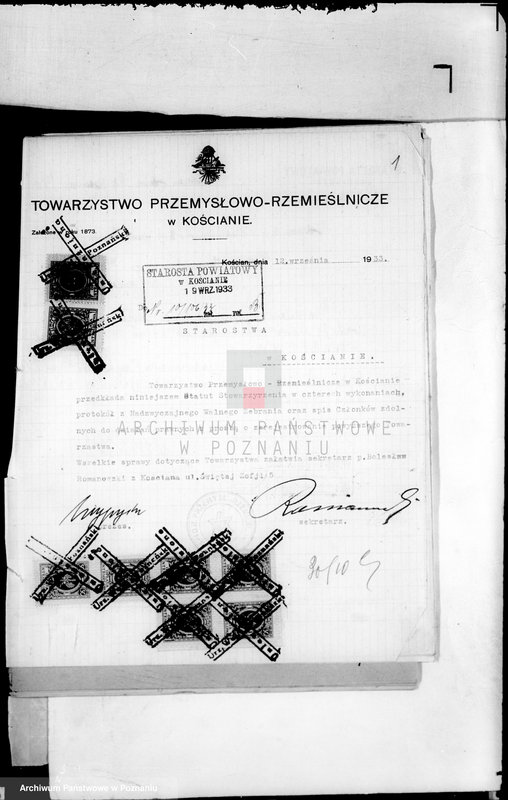 Obraz 5 z jednostki "/Towarzystwo Przemysłowo-Rzemieślnicze w Kościanie/"