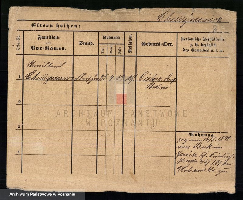 Obraz 10 z jednostki "Chudysiewicz - Chyczewski"