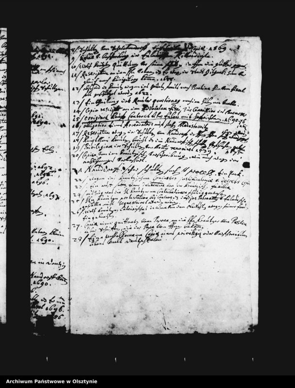 image.from.unit.number "Altes Repertorium der zwei Deutsch Eylauschen Amtsbücher und 5 Hackschiften"