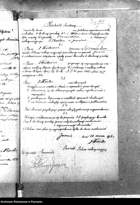 Obraz 9 z jednostki "Pow. lekarz Weterynaryjny Jarocin"