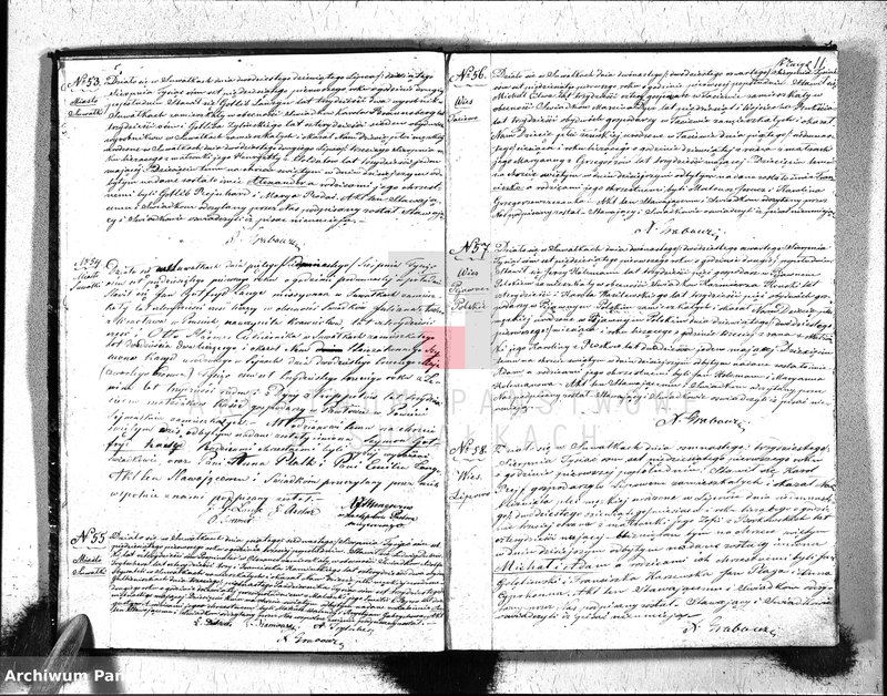 image.from.unit.number "Duplikat Akt Urodzonych, Zaślubionych i Zeszłych Parafij Ew. Augsburgskiey Suwałki za rok 1851"
