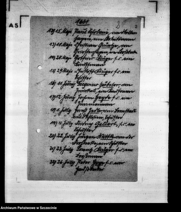 image.from.unit.number "Carl R i t e r s h a u s e n, Stettiner Bürgerbuch, 3. 1661-1695"