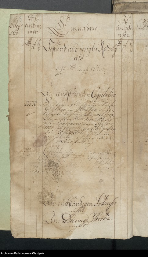 image.from.unit.number "Jahr Kirchen Rechnung der Gross Engelauschen Kirchen aller Einnahme und Ausgabe wie auch Bau-Rechnung"