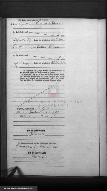 Obraz 10 z jednostki "Księga małżeństw"