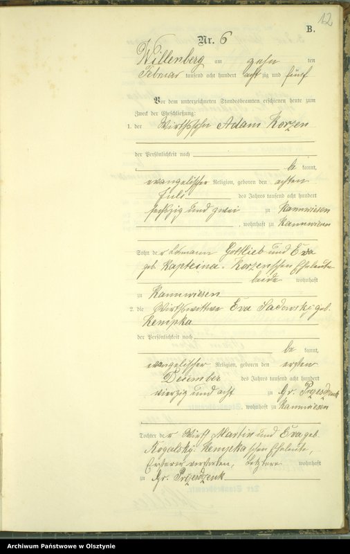 image.from.unit.number "Heiraths-Neben-Register Nr 1 - 53"