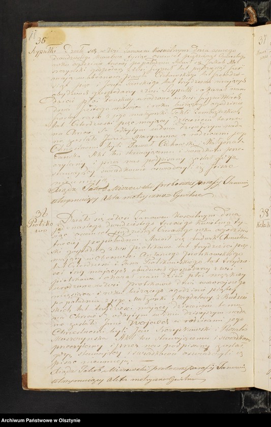 image.from.unit.number "Duplikat Parafii Janowieckiej w Powiecie Mławskim Gubernii Płockiej na rok 1854"