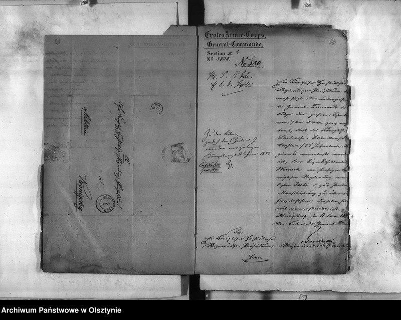 image.from.unit.number "Anstellung des Bezirks-Feldwebel Weineck [Carl]"