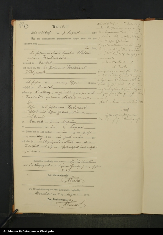 image.from.unit.number "Sterbe-Neben-Register Nr 1 - 23"