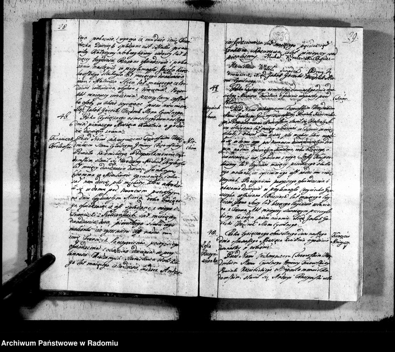 image.from.unit.number "Księga urzędnika stanu cywilnego gminy Tczowskiey do zapisania wszelkich aktów rok 1812"