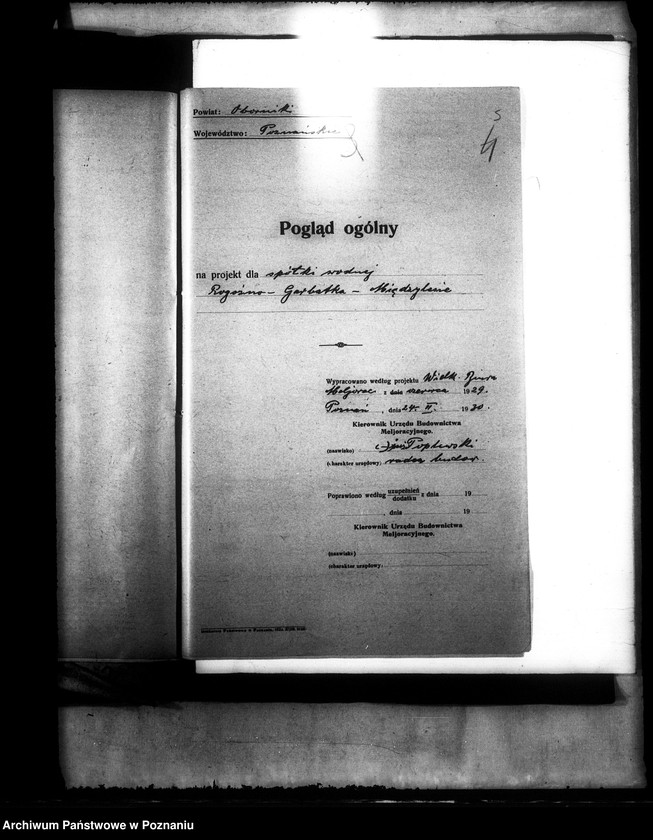 Obraz 8 z jednostki "Sprawy prawne spółek wodnych i melioracyjnych w powiecie obornickim"