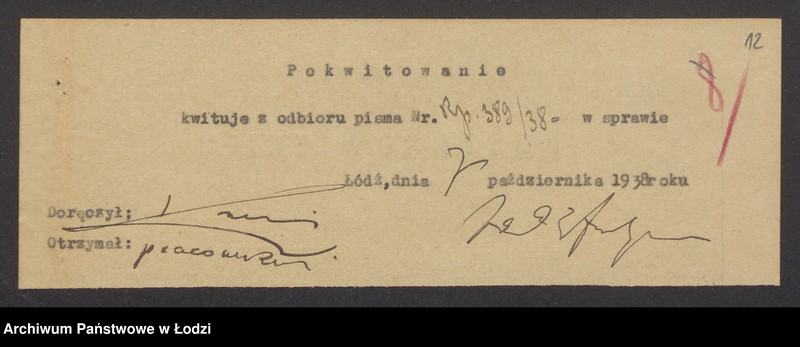 Obraz 14 z jednostki "Jechiel Tobiasz Zalcman – sprzedaż skór"