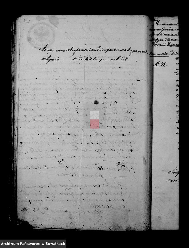 image.from.unit.number "Dokumenty Kasajuščiesja k Aktom Brakosočetavsichsja Prichoda Serejskago Rimsko Katoličeskogo za 1871 god"
