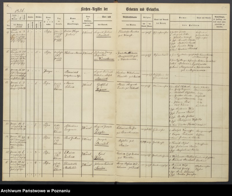 Obraz 5 z jednostki "[Akta urodzeń i chrztów, ślubów, zgonów]"