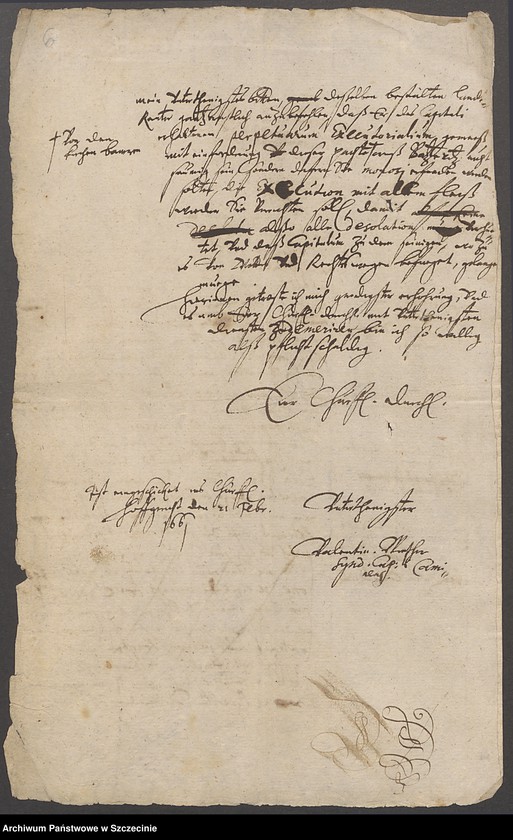 image.from.unit.number "Exekution gegen die Bauern zu Batzwitz [Baszewice]."