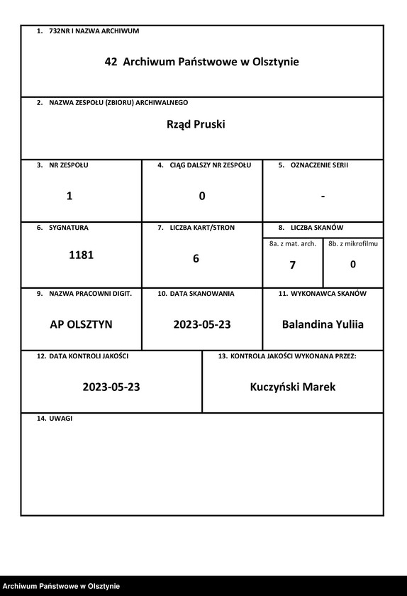 image.from.unit.number "In S. [Sachen] des Studiosi Samuel Benjamin Northoff wegen gebethener Collation des Loetzeschen Kirchen Stipendii"