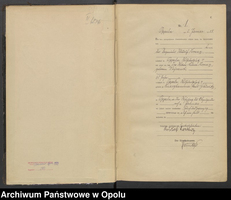 Obraz 3 z jednostki "[Rejestr zgonów] 1925 Tom I Nr 1-449"