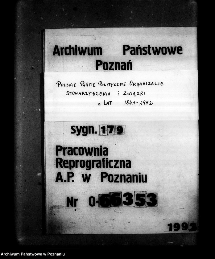 Obraz 1 z jednostki "Ewidencja członków"