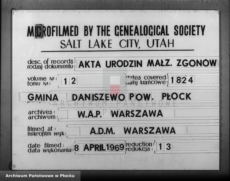 image.from.unit.number "Akta urodzeń, małżeństw i zgonów"