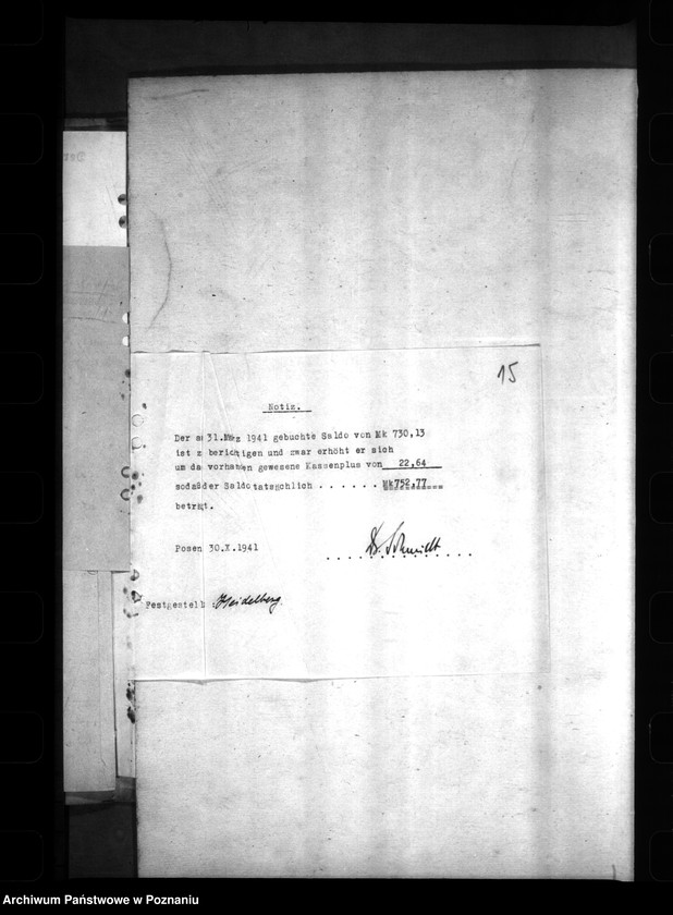 Obraz 19 z jednostki "Gräberzentrale- Mittelbewirtschaftung"